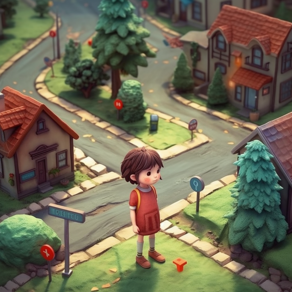 game_town_map_road_director_caton_house_tree_sky(图1)